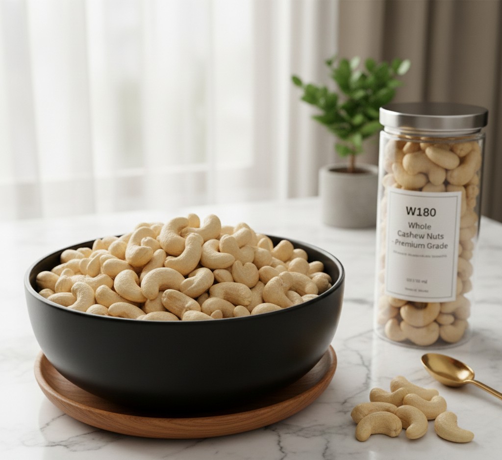 W180 Grade Whole Cashew Nut